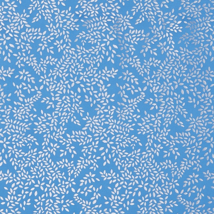 METALLIC LEAVES FABRIC